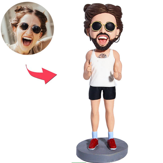 Gender Swap Interesting Strong Woman Custom Bobbleheads