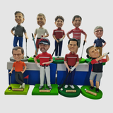 8-10 PCS Custom Bobbleheads Gifts For Golf Club Golf Lover Gifts