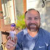 Custom Bobbleheads Man with Thumbs Up Add Text