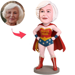 Red Clothes Wonder Woman Custom Bobbleheads