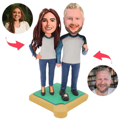 Golf Couple Custom Bobblehead