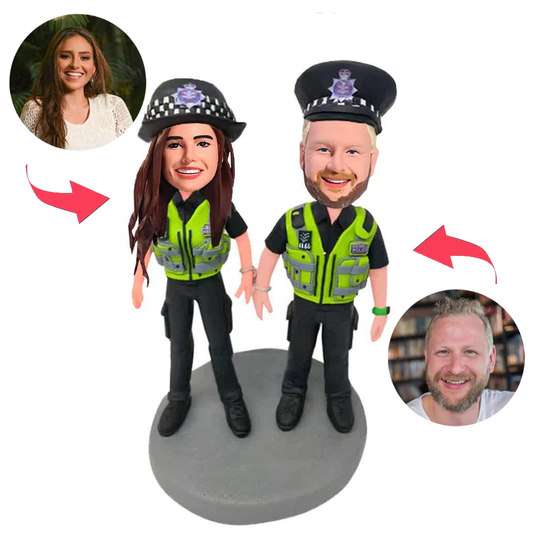Couple Police Custom Bobblehead