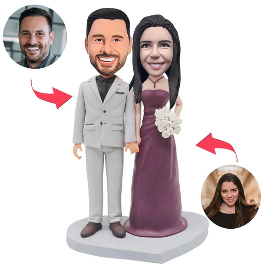 Couple Wedding Dress Custom Bobbleheads