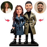 Windbreaker Clothes Casual Cool Couple Custom Bobbleheads