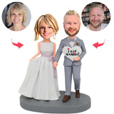 Wedding Married Couple Custom Bobbleheads