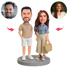 Couple Shopping Custom Bobbleheads
