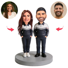 School Uniform Couple Custom Bobbleheads