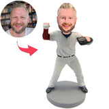 Baseball Player Sports Fan Custom Bobbleheads Add Text