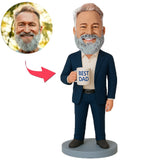 Super Dad with Cup Custom Bobbleheads