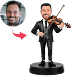 Violinist Playing Violin Custom Bobbleheads