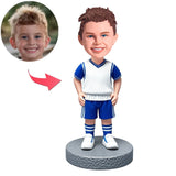 Little Boy in Sportswear Custom Bobbleheads