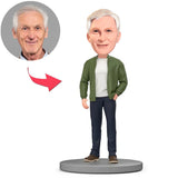 Man in Green Jacket Custom Bobbleheads