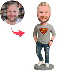 Superhero in Jeans Custom Bobbleheads