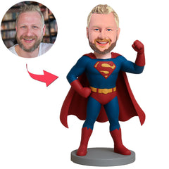Superman Raised Fist Custom Bobbleheads