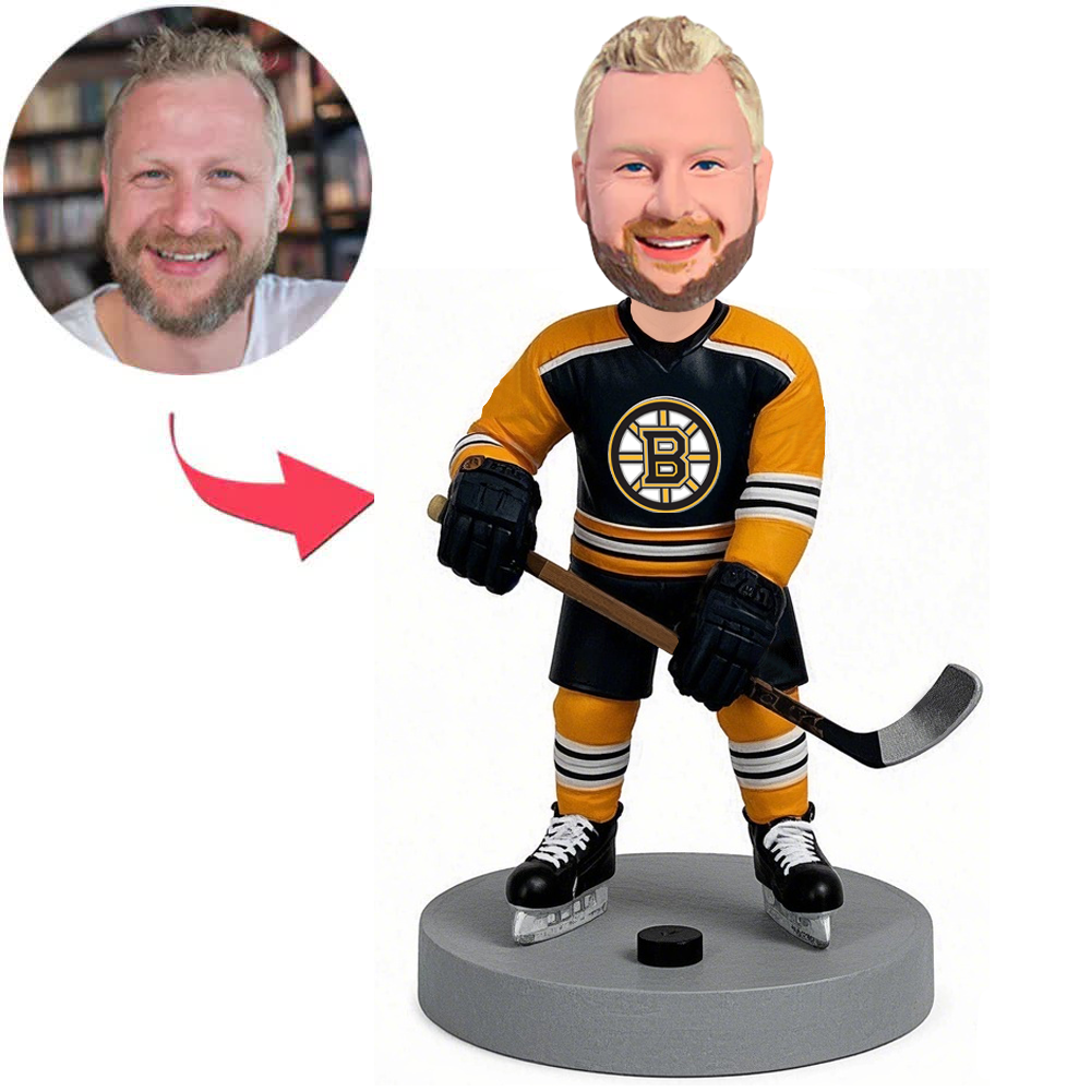 Boston Bruins Ice Hockey Fans Custom Bobbleheads