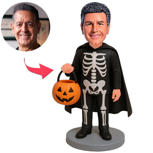 Halloween Skeleton Cosplay Custom Bobbleheads