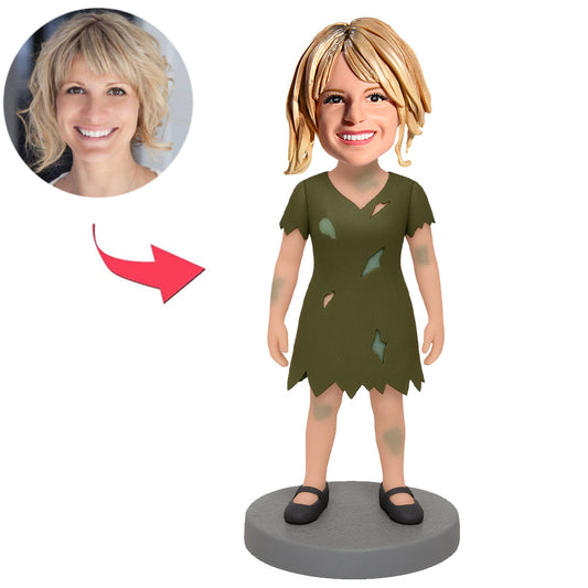 Halloween Lady in Ripped Dress Custom Bobbleheads