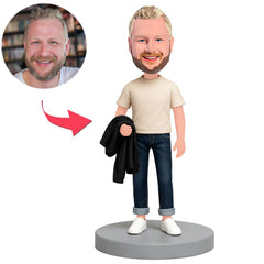 Man with The Coat Custom Bobbleheads