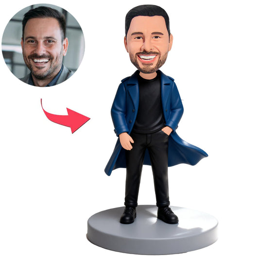 Man with One Hand in Pocket Custom Bobbleheads