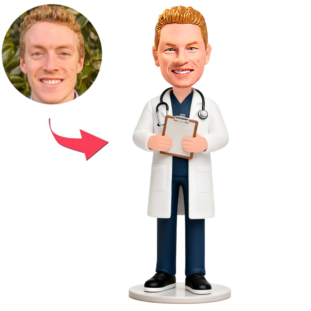 Handsome Internal Medicine Doctor Custom Bobbleheads