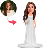 Bride Custom Bobbleheads Add Text