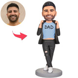 Cool Dad Custom Bobbleheads With Engraved Text