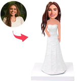 Bridesmaid Custom Bobbleheads Add Text