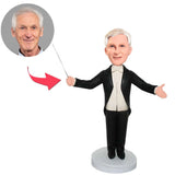 Man in Tuxedo Custom Bobbleheads Add Text