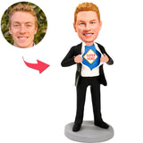 Custom Super Hero Super Man Bobbleheads