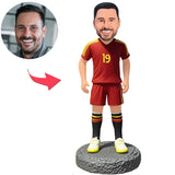 Spanish Soccer Team Uniform Custom Bobbleheads