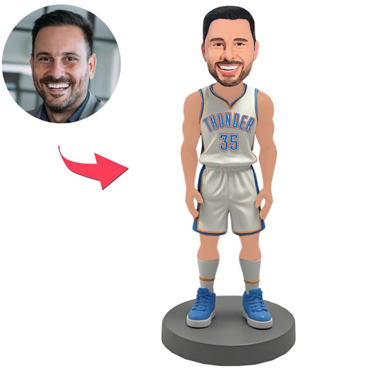 Thunder 35 Basketball Player Custom Bobbleheads