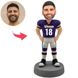 Minnesota Vikings Fans Football Player Custom Bobbleheads