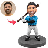 Miami Timbers Baseball Player Custom Bobbleheads