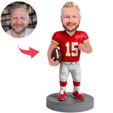 Football Player Kansas City Chiefs Custom Bobbleheads