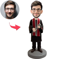 Happy Graduation Boy Custom Bobbleheads