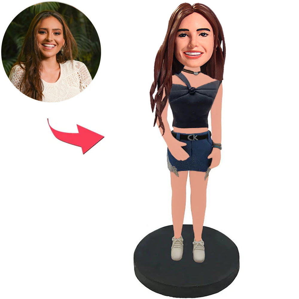 Sexy Modern Fashion Woman Custom Bobbleheads
