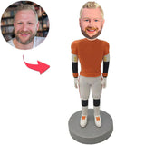 Hiker Custom Bobbleheads With Engraved Text