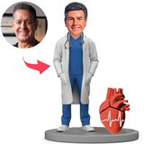 Cardiologist Doctor Custom Bobbleheads