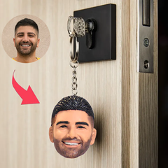 Custom Keychain Bobbleheads Sculpted From Photo