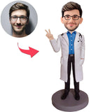 Funny Doctor Custom Bobbleheads With Engraved Text
