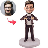 Super Boss Man Custom Bobbleheads Add Text