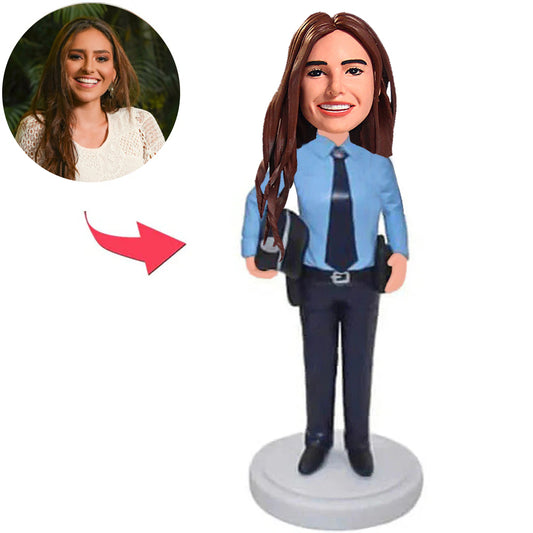 Female Police Custom Bobbleheads
