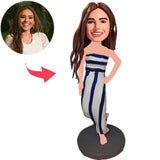 Wear Dress Female Custom Bobbleheads Add Text