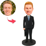 Cool Business Man Custom Bobbleheads Add Text