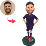 Soccer Player Custom Bobbleheads Add Text