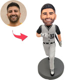 Custom Bobbleheads Athlete No. 33 Add Text