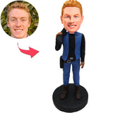 Custom Bobbleheads Hunter Add Text