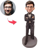 Custom Bobbleheads Boss Sitting on Stool