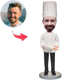 A Skilled Cook Custom Bobbleheads Add Text