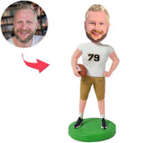 No.79 Rugby Player Custom Bobbleheads Add Text